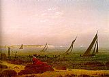 Woman on the Beach of Rugen by Caspar David Friedrich